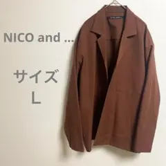 NIKO AND... ニコアンド テーラードジャケット ビジネスカジュアル
