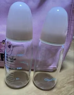 ★消毒のみ★ChuChu 哺乳瓶 150ml ピンク 2本セット