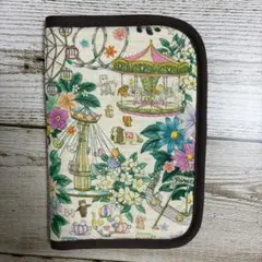 ユキエモン　デコレーションパーク　ハンドメイド　お薬手帳ケース