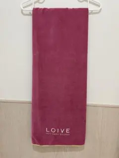【美品】LOIVE ホットヨガ用タオル ピンク