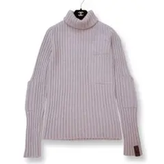 24AW⭐️新品⭐️ヴィトン　リブニットプルオーバー　セーター　モノグラム　XS
