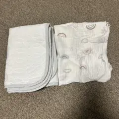 防水キルトパッド　60cm×90cm リネンシーツ