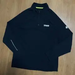 TFW49 ハーフジップ　モックネック　XL junhashimoto ブラック