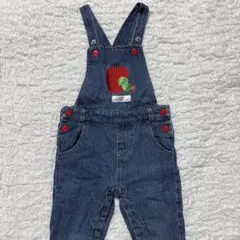 はらぺこあおむし　オーバーオール 90