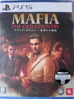 MAFIA THE OLD COUNTRY マフィア オリジン特典未使用 PS5