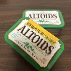 アルトイズ ALTOIDS 空き缶　 2個セット　スペアミント缶