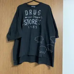 DRUG STORE'S ブラック Tシャツ