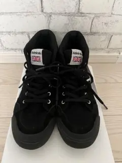 Admiral ブラック ハイカットスニーカー　25.0