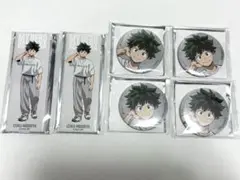 僕のヒーローアカデミア　ベースヤード　缶バッジ　緑谷出久　6点