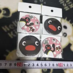 ピングー 缶バッジ 4個　まとめ売り　アニマル　ペンギン　ヴィレヴァン　可愛い