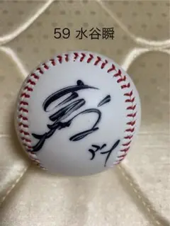 水谷瞬直筆サインボール