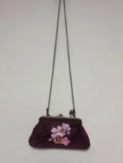 ミニー　がま口　バッグ