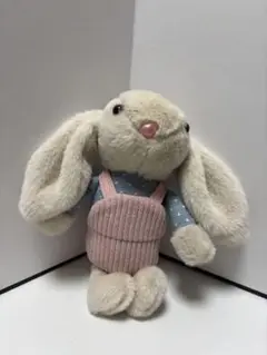 ウサギのぬいぐるみ キーホルダー付き
