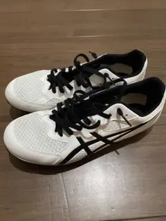 陸上スパイクASICS スパイクシューズ ホワイト/ブラック