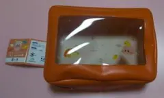 ナムコ限定　星のカービィ ぷぷぷの湯　ポーチ オレンジ　美品