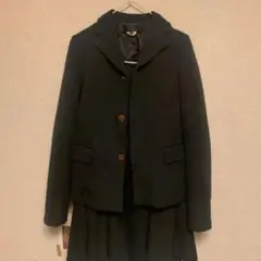 黒のジャケットとスカートのセット ポリエステル コムデギャルソン コムコム