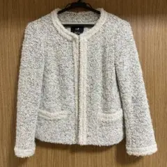 23区 ノーカラージャケット カーディガン