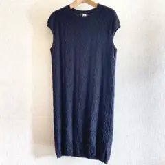 エルメス 2019SS チェーンモチーフ 刺繍 ワンピース カシシル カシミア