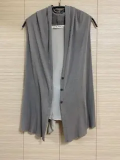 ⭐️美品でオシャレ⭐️ レディースグレー ベスト,ジレ サイズM〜Ｌ