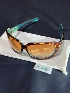 OAKLEY サングラス ブラウン/ターコイズブルー