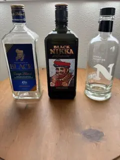 【空瓶】Nikka ウイスキー瓶 3本セット