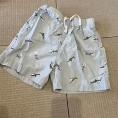 サメ柄 キッズ サーフパンツ ハーフズボンハーフパンツ半ズボン約110cm