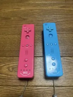 Wiiリモコン ピンクと青のセット