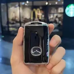 マツダ スマートキーケース TPU キーカバー CX-5 CX-3/30 黒