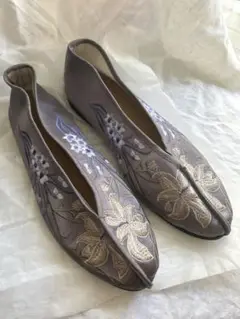 Daylily購入　台湾　刺繍　チャイナシューズ