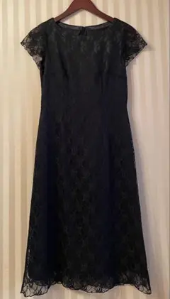 ☆美品☆レースワンピース ブラック サイズ9 結婚式・二次会・セレモニー