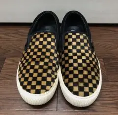 バンズ　VANS　ハラコ　スリッポン　US８