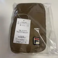 【新品未使用】フィラ FILA バッグ ミニサコッシュ ベージュ　VM9784
