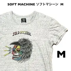 Mサイズ！SOFTMACHINE ソフトマシーン古着半袖Tシャツ ヘザーグレー
