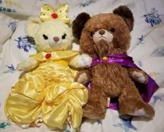 お値下不可★ユニベア  美女と野獣　2体衣装付きセット お値下不可☆ユニベア 美女と野獣 2体衣装付きセット