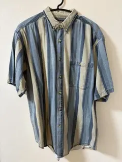 Faded Glory ストライプ 半袖シャツ