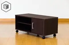 扉付き テレビ台 / 新品未使用（ダークブラウン）