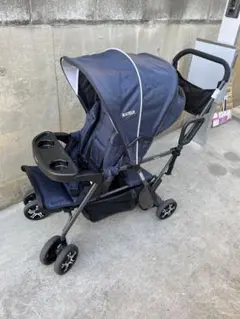 katoji(カトージ)ベビーカー 二人でゴー 未使用レインカバー付き