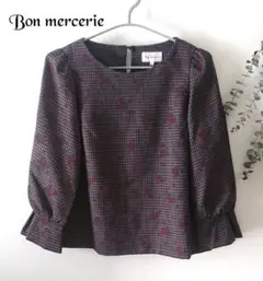 【新品】Bon mercerie ボンメルスリー 花柄シャツ⑅︎◡̈︎*