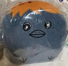 ☆ハイキュー一番くじC賞　ヒナガラス ふわふわクッション 青 バンダイ