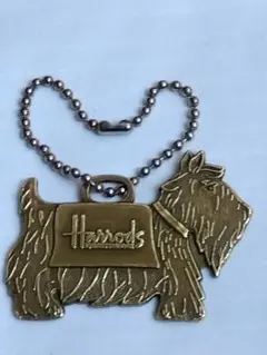 Harrods ハロッズ 　キーホルダー バックチャーム　テリア