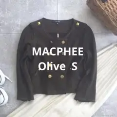 ✴︎✴︎MACPHEE オリーブ　コンパクトショート丈ジャケット✴︎✴︎