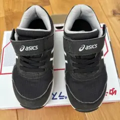 asics キッズスニーカー 17cm ブラック