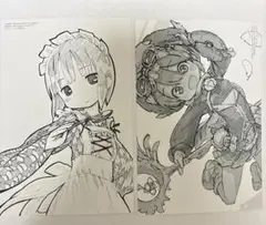 つくしあきひと　イラストカード　特典　comic zin メイドインアビス　2種