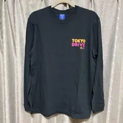 y071704 TOKYO DRIVE CAR CLUB ロンT　ブラック　L