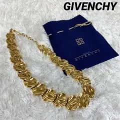 極美品 ジバンシー ネックレス アクセサリー ゴールド デカ金具 保存袋付き