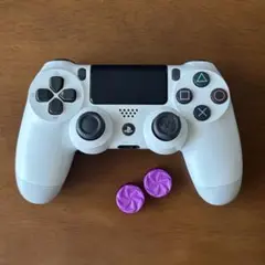PS4 コントローラー ホワイト　プロフリーク付き