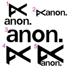 anon アノン ステッカー
