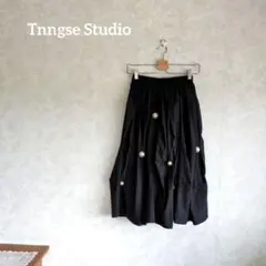Tongse Studio パールバルーンブラックスカート Ｍ〜Ｌ