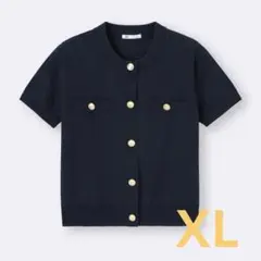 完売品 GUメタルボタンカーディガン XLネイビー