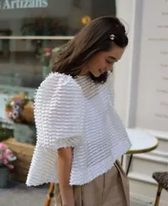 本日限定価格‼︎gypsohila新品 Crystal Blouse ホワイト38